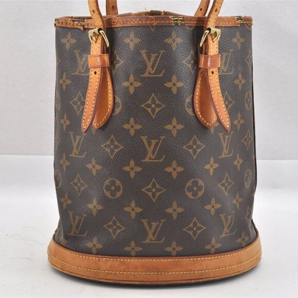 Authentic Louis Vuitton Monogram Bucket PM Shoulder Tote Bag - Picture 15 of 16
